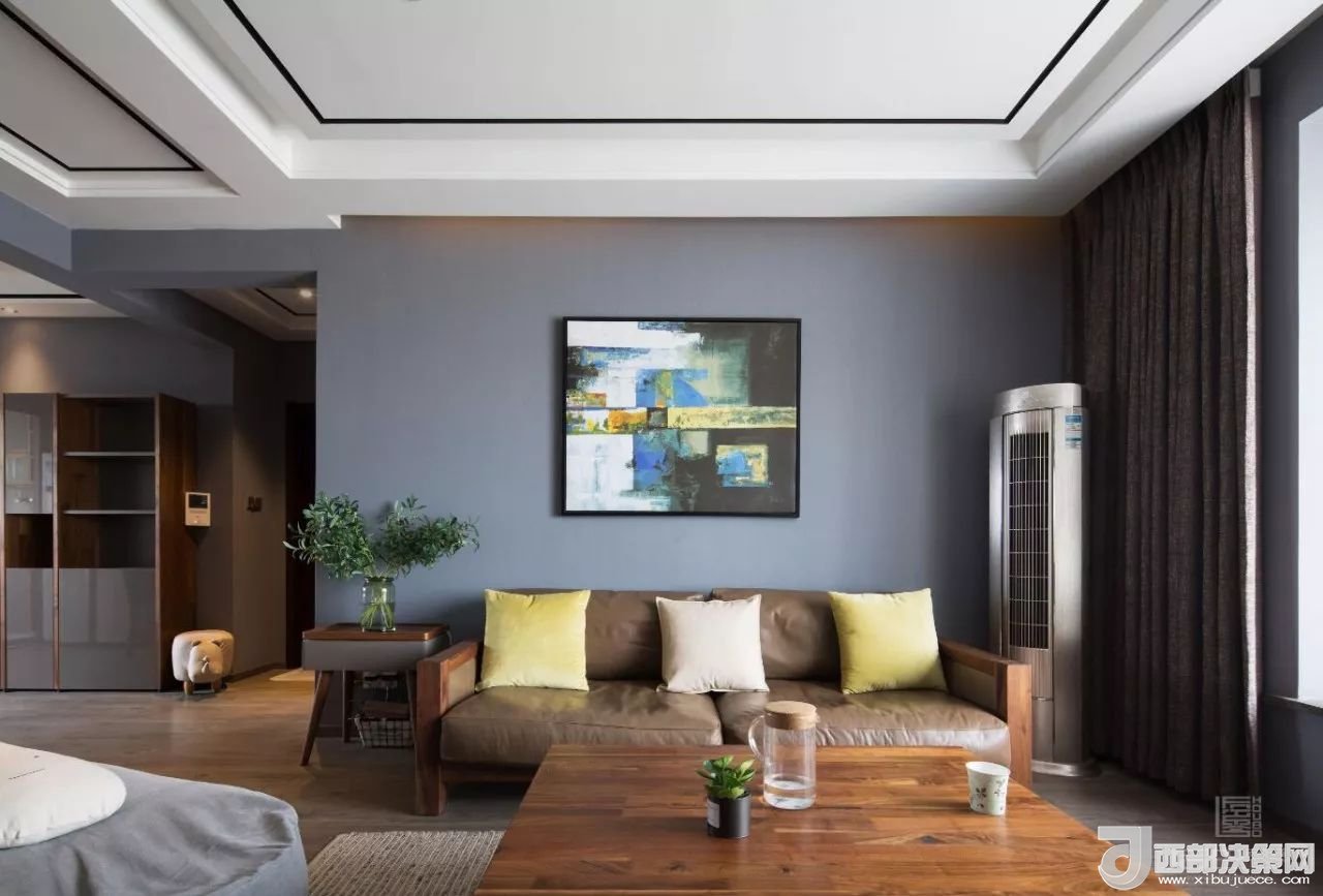 沙發(fā)背景墻選對(duì)裝飾畫，才能美了整個(gè)客廳空間！