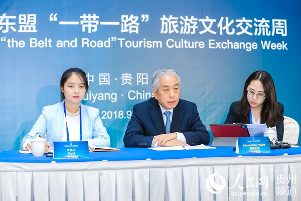 日本—東盟中心秘書長藤田正。孫一銘 攝