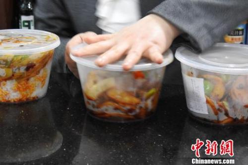 包裝外賣。受訪者供圖