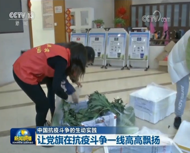 中國抗疫斗爭的生動實踐:讓黨旗在抗疫斗爭一線高高飄揚