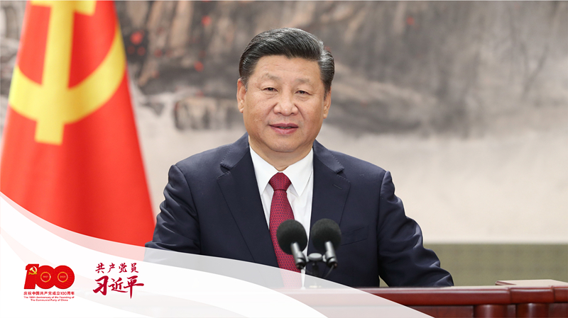 2017年10月25日，習(xí)近平等十九屆中共中央政治局常委同中外記者見面。這是習(xí)近平發(fā)表重要講話。